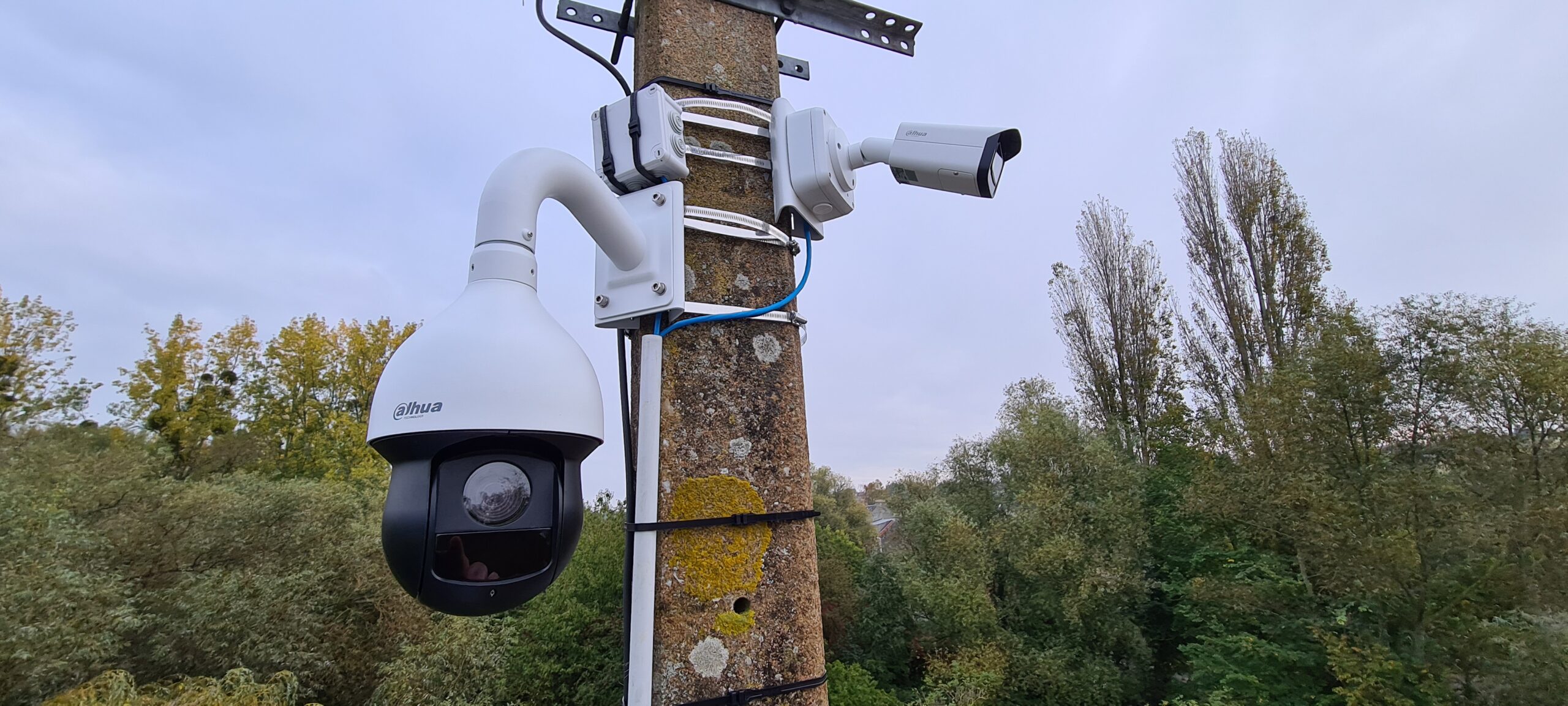 Caméra de surveillance à Carpiquet